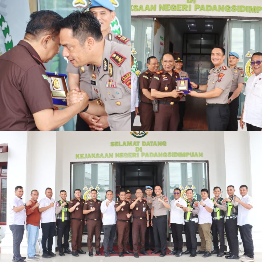 Momen Hangat! Kapolres Padangsidimpuan Datangi Kejari, Bawa Surprise di Hari Bhakti Adhyaksa