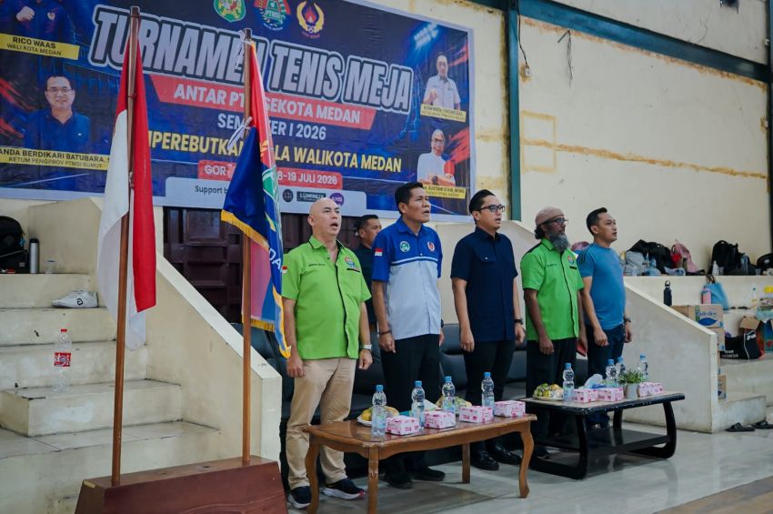 Tutup Turnamen antar PTM Medan, Rico Waas: Tenis Meja Tetap Eksis di Tengah Tren Olahraga Baru