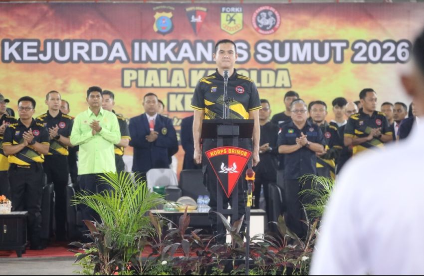 Sportivitas dan Jiwa Ksatria Warnai Pembukaan Kejurda INKANAS Sumut 2026 Piala Kapolda Sumut Ke-VII