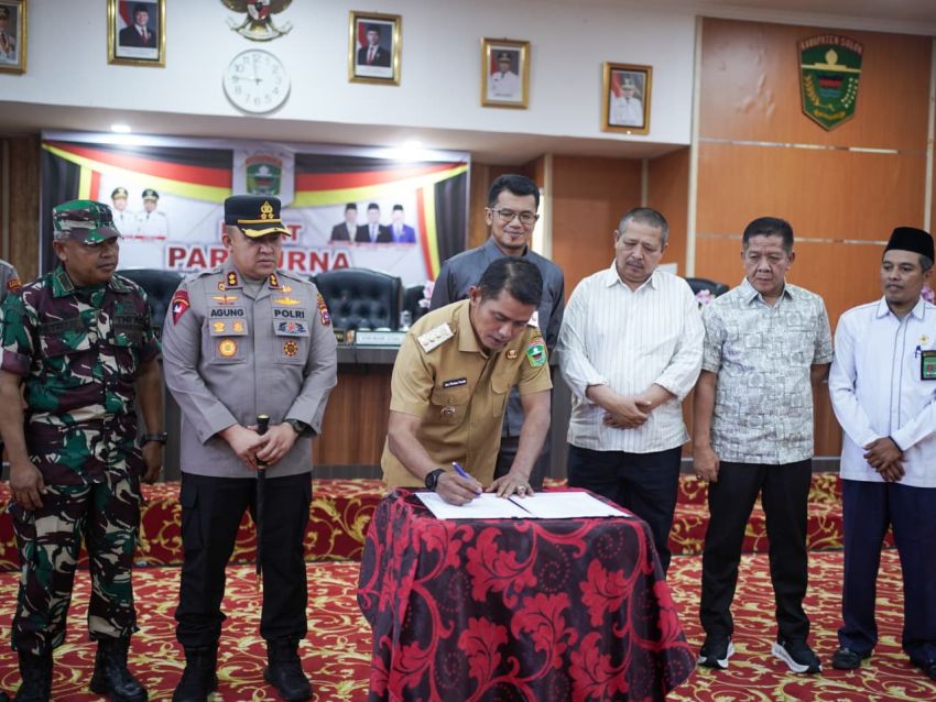 Perubahan Perda Pajak Daerah dan Retribusi Daerah Disetujui DPRD Kabupaten Solok.