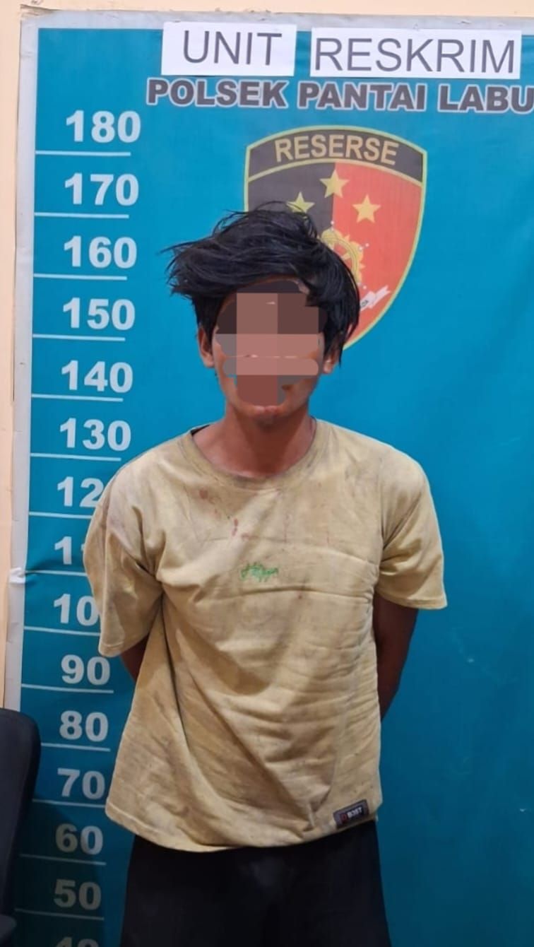 Tak berkutik, MA seorang Pria dibekuk Polsek Pantai Labu karena simpan Sabu