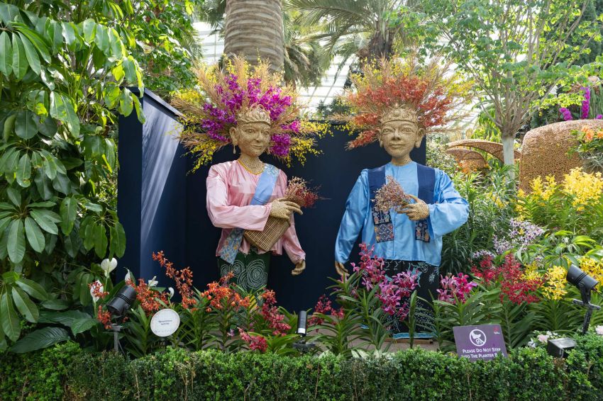 Kolaborasi Indonesia dan Singapura: MASA Art & Culture, Orchid Extravaganza Resmi Dibuka di Gardens by the Bay