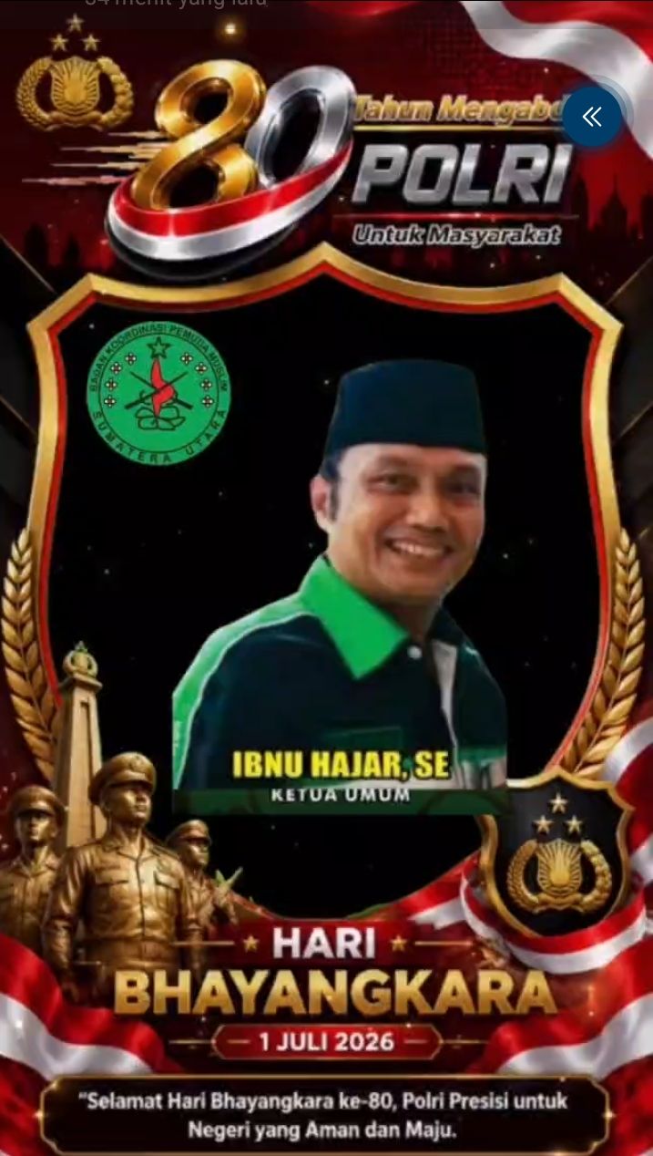 Ketum Bakopam Ucapkan Selamat Hari Bhayangkara ke-80, Apresiasi Pengabdian Polri untuk Masyarakat
