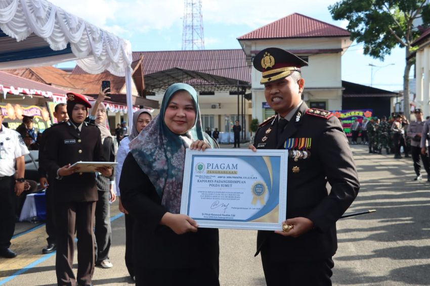 Di Hari Bhayangkara ke-80, Ketua DPRD Padangsidimpuan Srifitrah Munawaroh Apresiasi Dedikasi AKBP Wira Prayatna