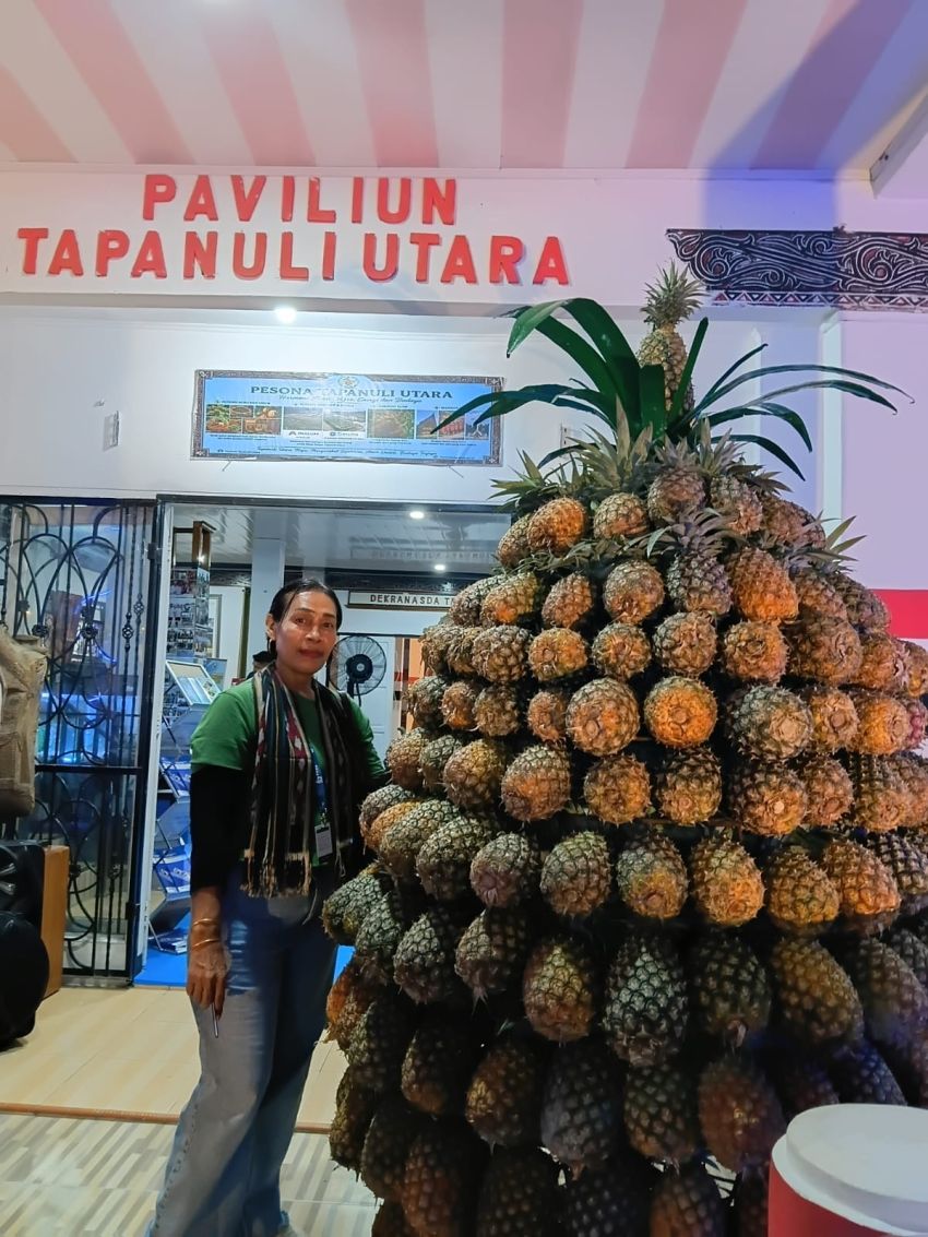 Nanas Sipahutar Tembus Pasar Internasional Arab Saudi, Dipajang di Paviliun Taput PRSU 2026