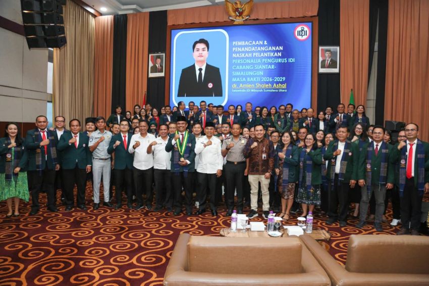 Pelantikan Pengurus Ikatan Dokter Indonesia Cabang Pematangsiantar-Simalungun Masa Bakti 2026-2029
