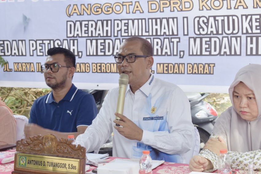 Antonius Devolis Tumanggor Soroti Kondisi Puskesmas Sei Agul Saat Sosper Kesehatan