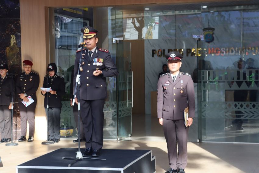 Kapolres Padangsidimpuan Pimpin Upacara Hari Bhayangkara ke-80, Wujudkan Polri Presisi yang Semakin Dicintai Masyarakat