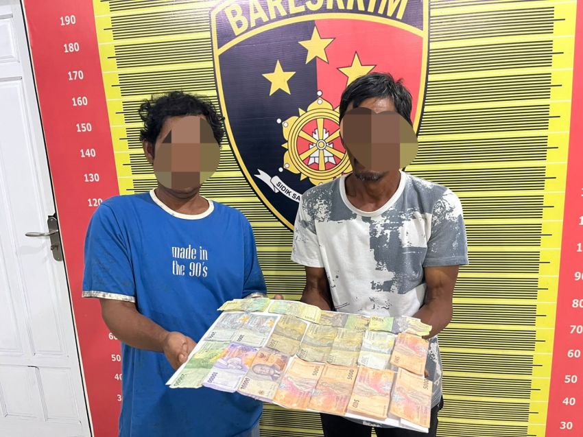 Satreskrim Polres Padang Lawas Tangkap Dua Pelaku Pungli Parkir Ilegal di Pasar Sibuhuan, Uang Tunai Disita