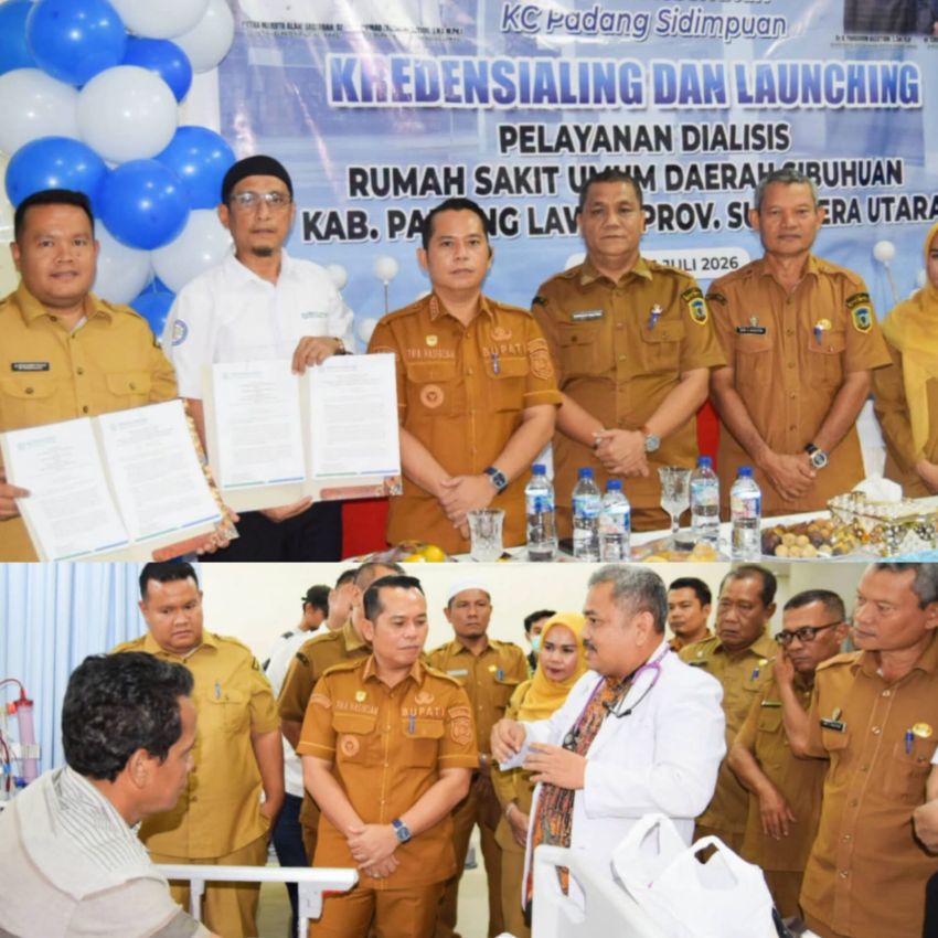 Resmi Beroperasi! Bupati Palas Luncurkan Layanan Cuci Darah di RSUD Sibuhuan, Warga Kini Tak Perlu Berobat ke Luar Daerah