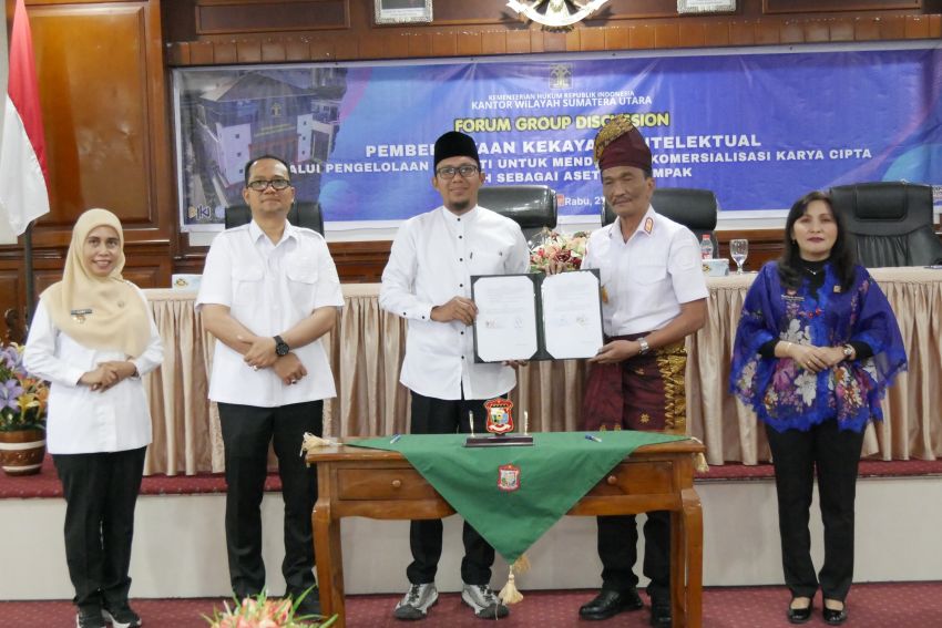 Pemkot Tanjungbalai dan Kanwil Kemenkum Sumut Perkuat Perlindungan Kekayaan Intelektual Melalui Kerja Sama
