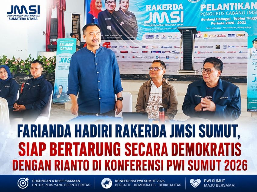 Farianda dan Anto Genk Siap Adu Gagasan di Konferensi PWI Sumut 2026, Komitmen Junjung Demokrasi dan Persaudaraan