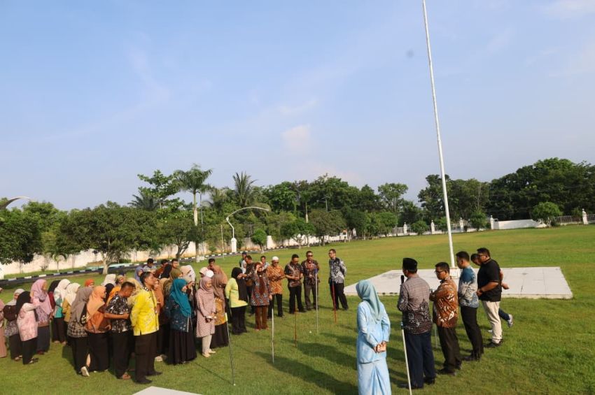 Kemenag dan Pemko Tanjungbalai Ajak Warga Cek Arah Kiblat Lewat Fenomena Rashdul Kiblat