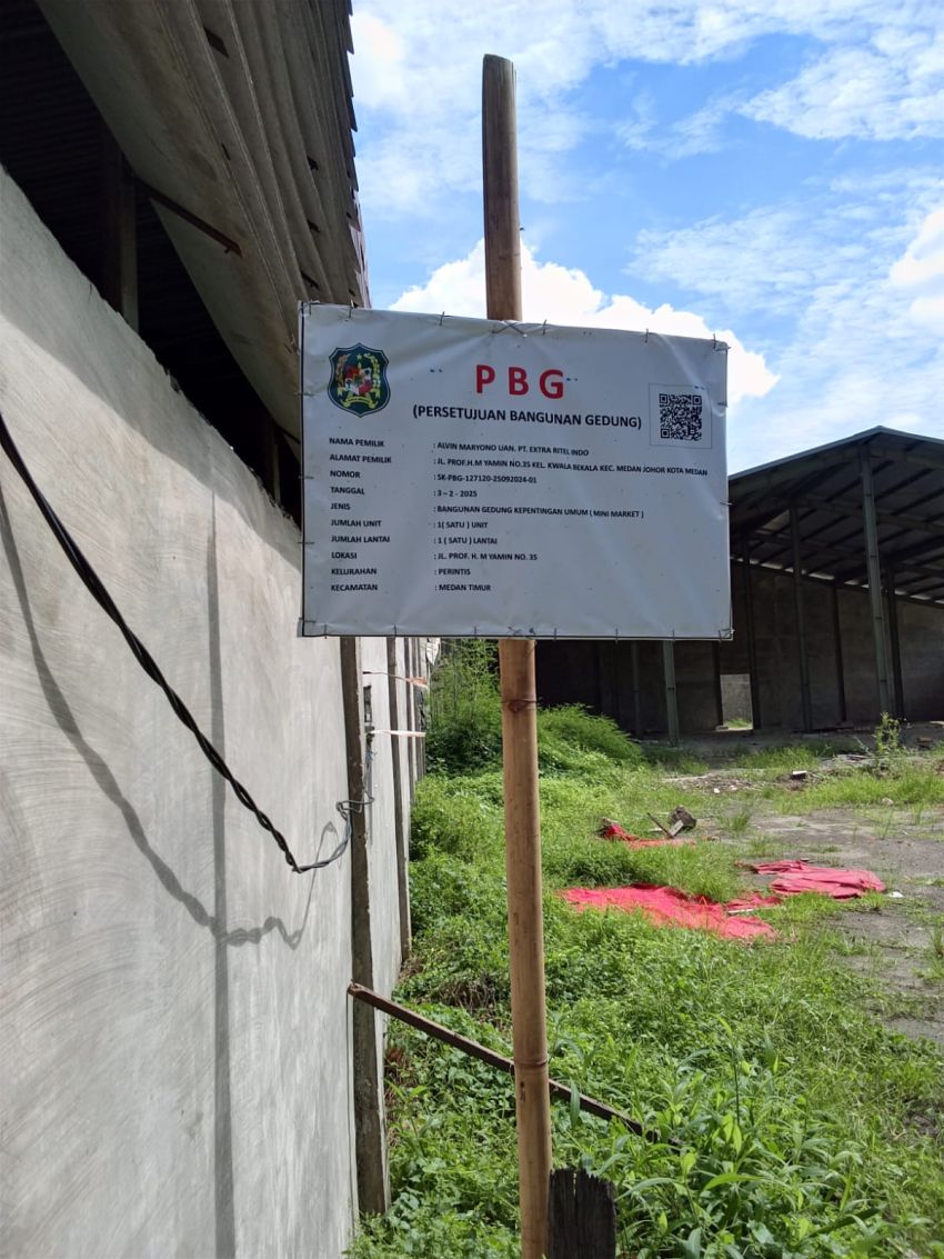 Alamat Pemilik PBG Diduga Tak Sesuai Data Kependudukan, Izin Bangunan di Atas Lahan PT KAI Jalan HM Yamin Disorot