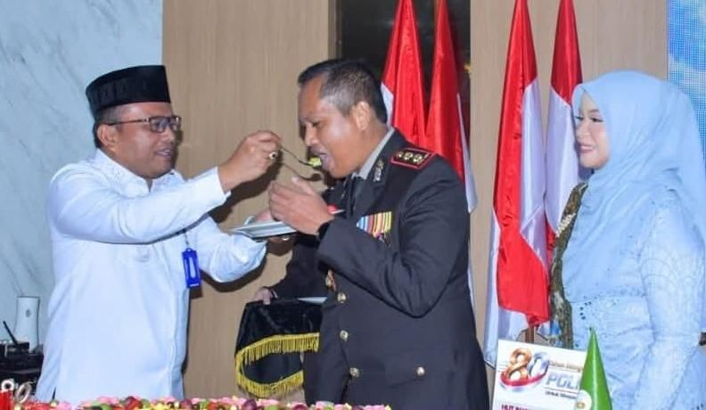 Hadiri HUT Bhayangkara ke-80, Wali Kota Padangsidimpuan Letnan Dalimunthe: Polri Penjaga Stabilitas dan Mitra Pembangunan