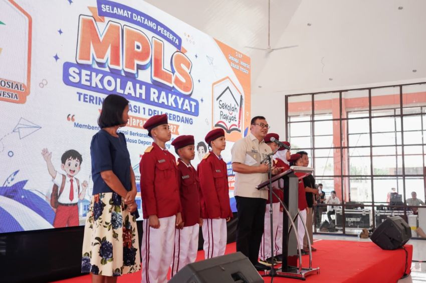 Bupati Buka MPLS Sekolah Rakyat Terintegrasi 1 Deli Serdang, 419 Siswa Mulai Masuk Asrama