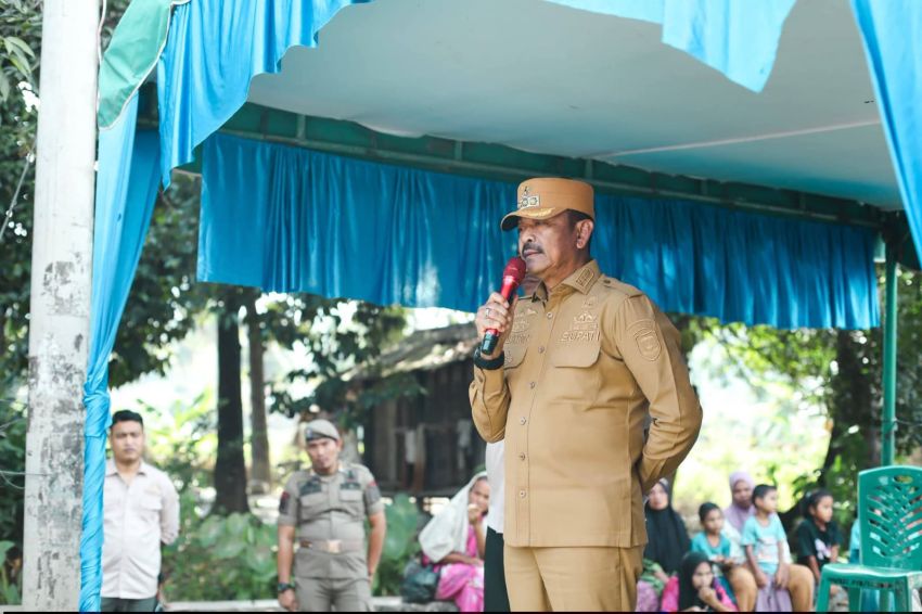 Resmi Dimulai! Bupati Madina Saipullah Nasution Canangkan Bedah 505 Rumah, Target 5.000 Unit Selama Era Prabowo