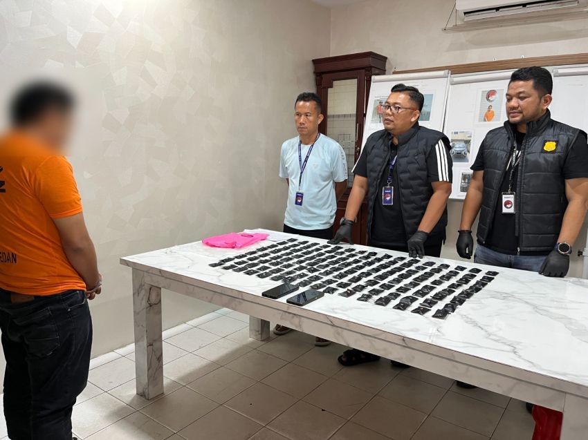 Satres Narkoba Polrestabes Medan Bongkar Jaringan Vape Ilegal Internasional Disalah Satu Hotel di Medan