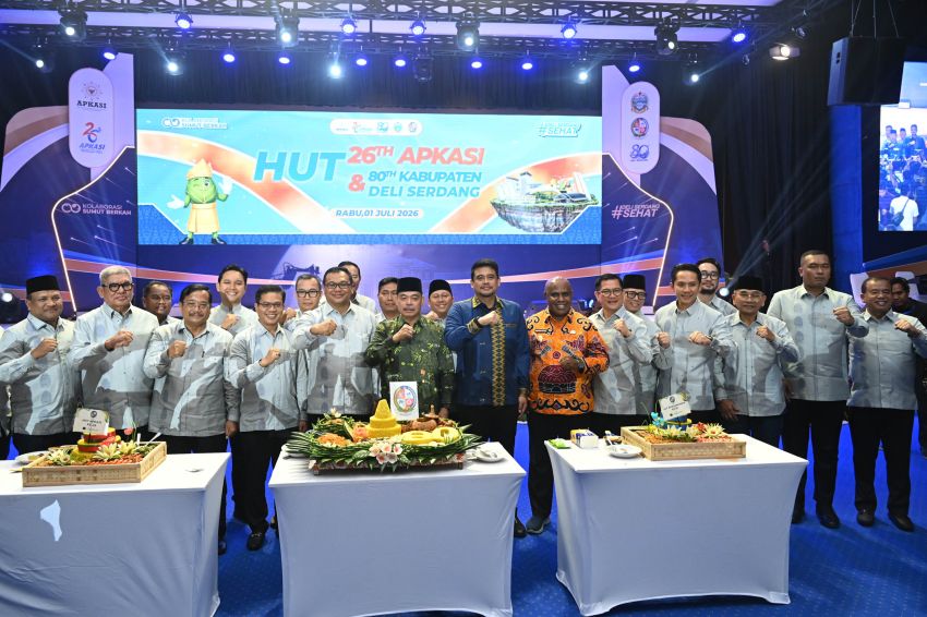 Bobby Nasution Dorong Sinergi Fiskal Provinsi-Kabupaten pada HUT ke-26 APKASI