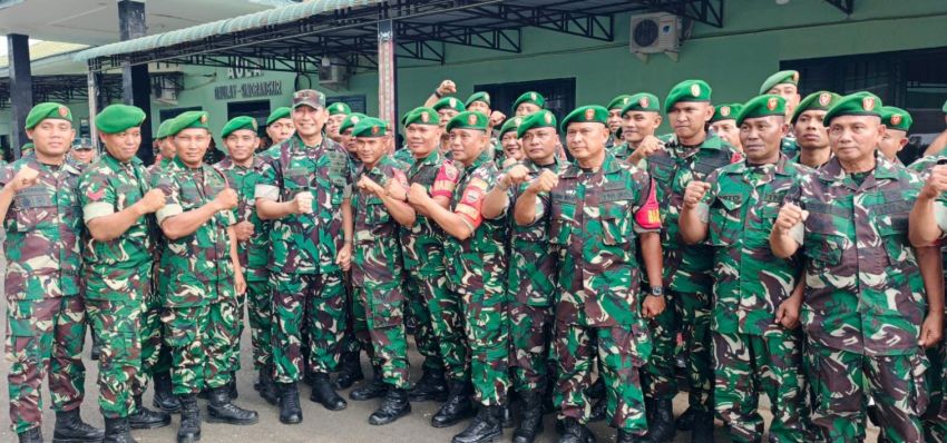 Pangdam I/Bukit Barisan 'Suntik' Semangat Prajurit Kodim 0212/Tapsel: Jadilah Prajurit Profesional yang Selalu Hadir untuk Rakyat