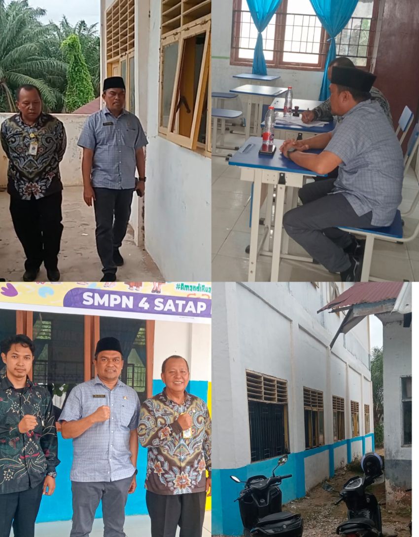 Kadis Pendidikan Labuhanbatu Kunjungi SMPN 4 Satap Bilah Hilir, Tinjau Sarana dan Prasarana