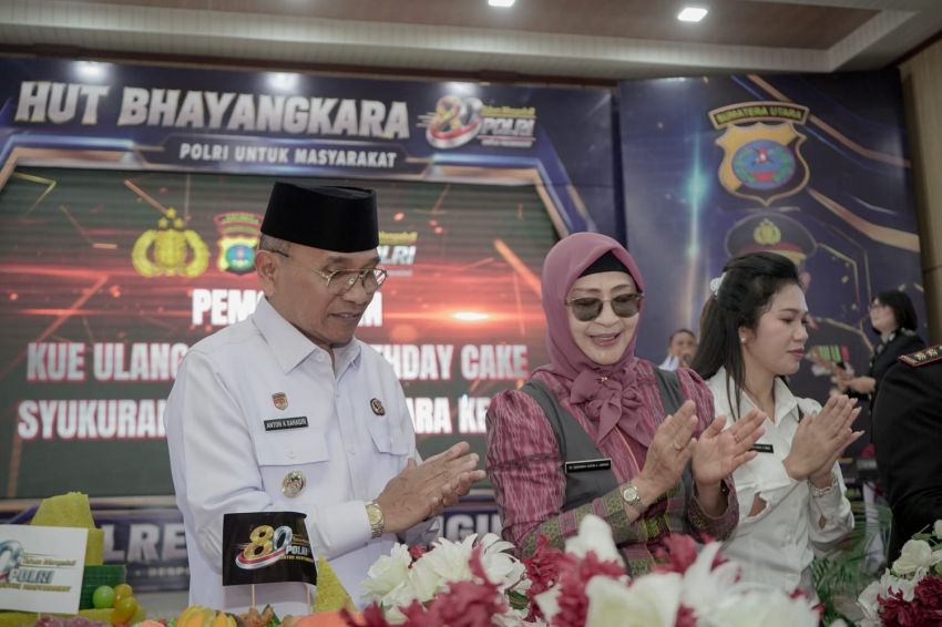 Hadiri Syukuran Hari Bhayangkara ke-80, Bupati Simalungun: Kolaborasi yang Solid Akan Memperkuat Stabilitas Daerah