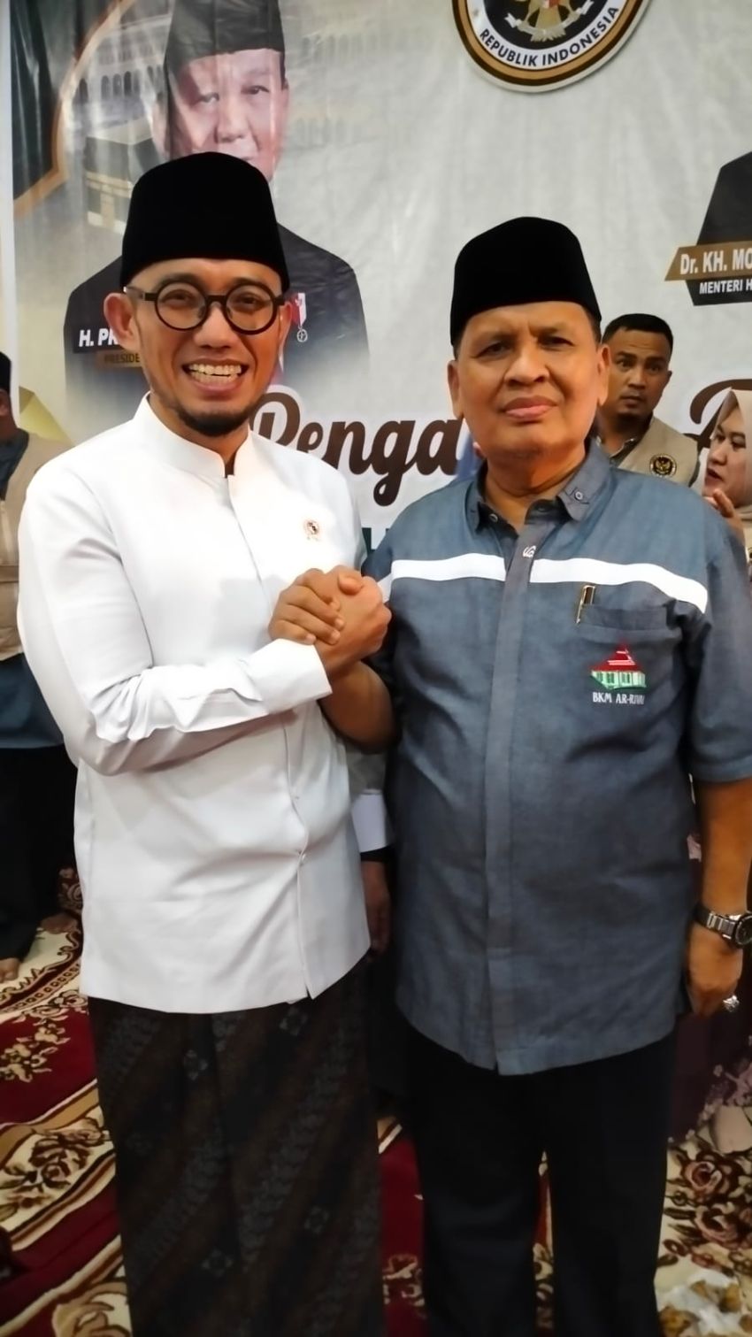 Wamen Haji dan Umrah RI Dr. H. Dahnil Anzar Simanjuntak Buka Perdana Pengajian Akbar Jemaah Haji Indonesia di Masjid Ar-Rifa'i TPI Medan