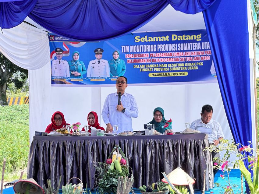 Wakil Wali Kota Tanjungbalai Sambut Tim Monitoring TP PKK Sumut, Dorong Penguatan Program Pemberdayaan Masyarakat