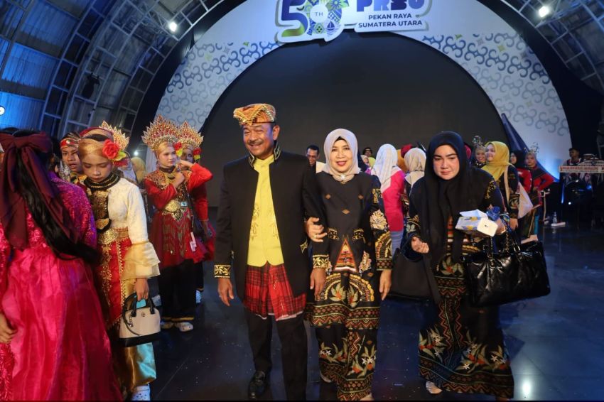 Dari Kopi Mandailing hingga Gordang Sambilan, Bupati Saipullah Tunjukkan Kekayaan Madina di PRSU