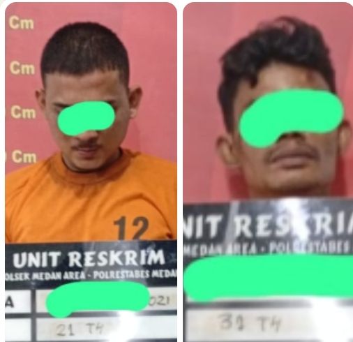 Polsek Medan Area Amankan 2 Jambret Sempat Dihajar Massa