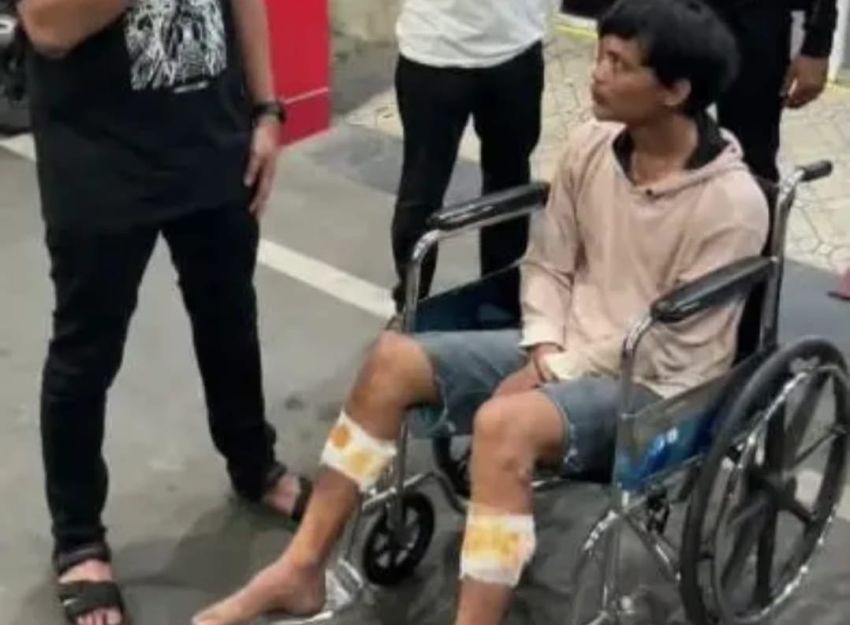 Mencoba Melawan Petugas Pria Pelaku Pembobol Rumah Diberi Tindakan Tegas & Terukur.