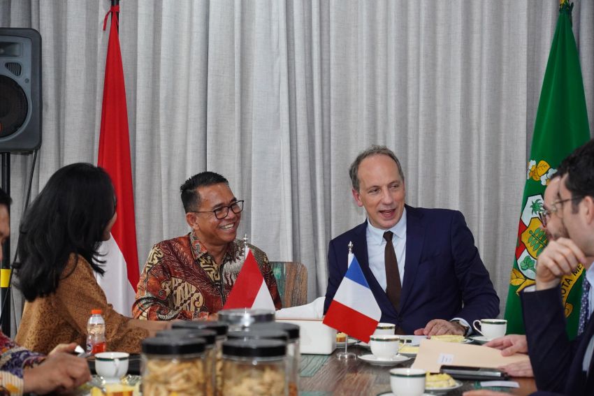 Terima Kunjungan Dubes Prancis, Zakiyuddin Harahap Buka Peluang Kerja Sama Pendidikan Hingga Industri Kreatif