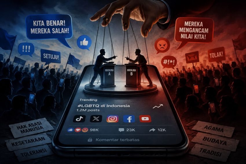 PERANG IDEOLOGI DI BALIK LAYAR: KETIKA MEDIA SOSIAL MENENTUKAN SIAPA YANG DIDENGAR
