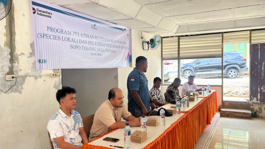 PLN UPP SBU 4 Tingkatkan Kapasitas Masyarakat Desa Tangga Melalui Pelatihan Budidaya Ikan Jurung dan Pertanian Berkelanjutan