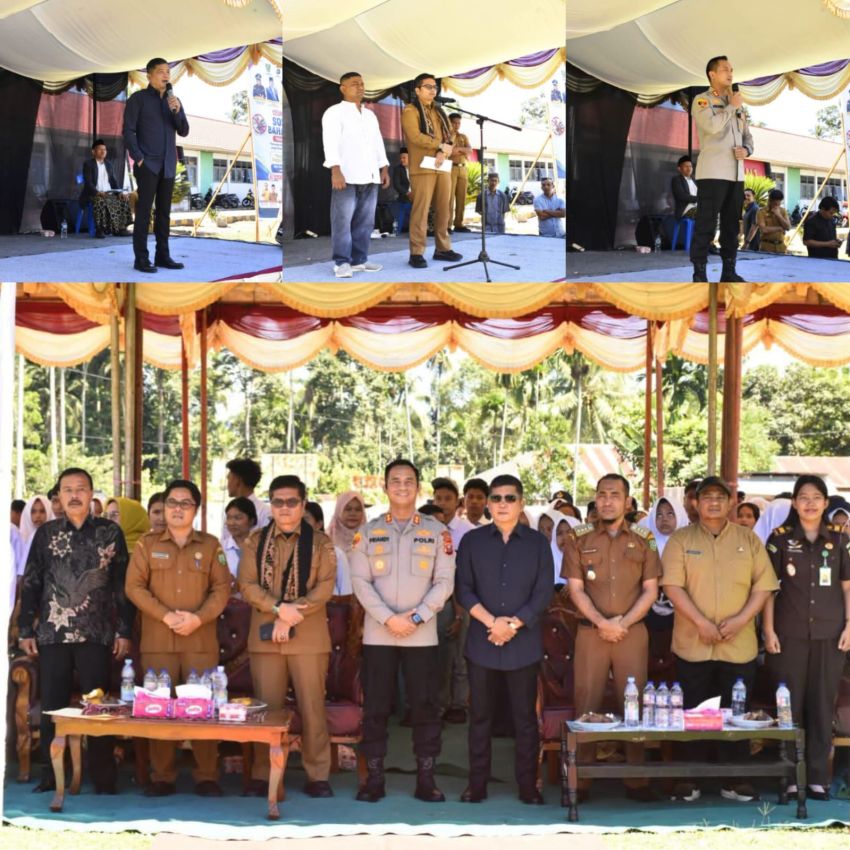 Generasi Madina Harus Bangkit! Sekda, Ketua DPRD dan Kapolres Kompak Kampanye Tolak Narkoba