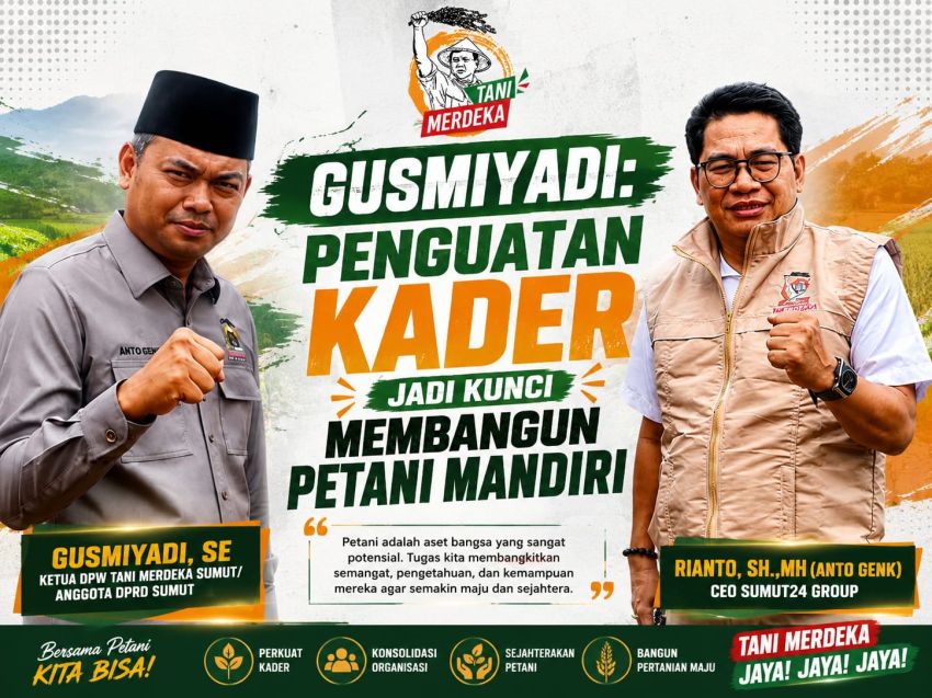 Gusmiyadi: Penguatan Kader Jadi Kunci Membangun Petani Mandiri