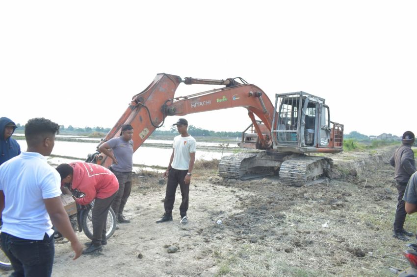 Tim Keamanan PTPN I Regional 1 Tindak dan Laporkan 7 Terduga Penambang llegal di Lahan Negara