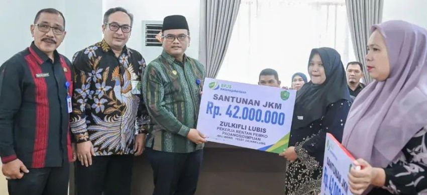 Wali Kota Padangsidimpuan Genjot Kepesertaan BPJS Ketenagakerjaan, Targetkan 23 Ribu Pekerja Terlindungi pada 2026