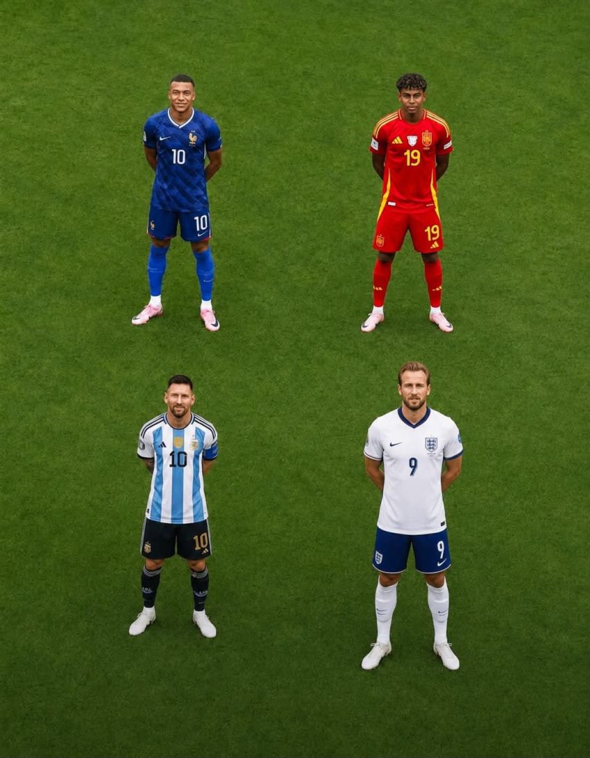 FINAL FOUR Piala Dunia 2026: Prancis, Spanyol, Argentina, dan Inggris Berebut Tiket ke Final