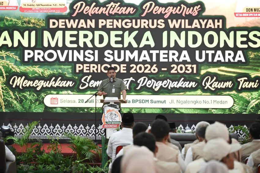 Gubernur Bobby: Ketahanan Pangan Tanggung Jawab Pemerintah hingga Desa, Dapur MBG Perlu Libatkan Kelompok Tani Merdeka
