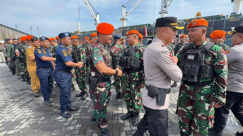 Satgas Pamtas RI&ndash;PNG Yon Parako 463 Pasgat Disambut Haru di Belawan Usai 14 Bulan Jaga Perbatasan