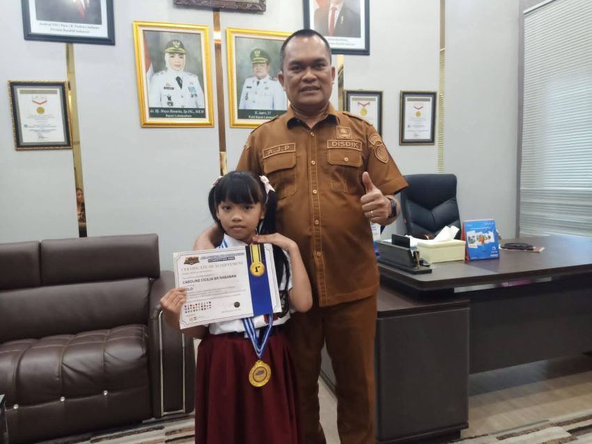 Putri Batak Banggakan Dunia Pendidikan Labuhanbatu, Siswa SD Kelas 1 Ikuti Kompetisi Matematika Sains Asia di Malaysia