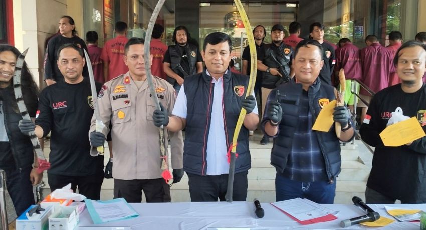 Tim URC MIT Jatanras Polda Sumut Ringkus 7 Begal Sadis di Wilkum Polrestabes Medan dan Polres Belawan.