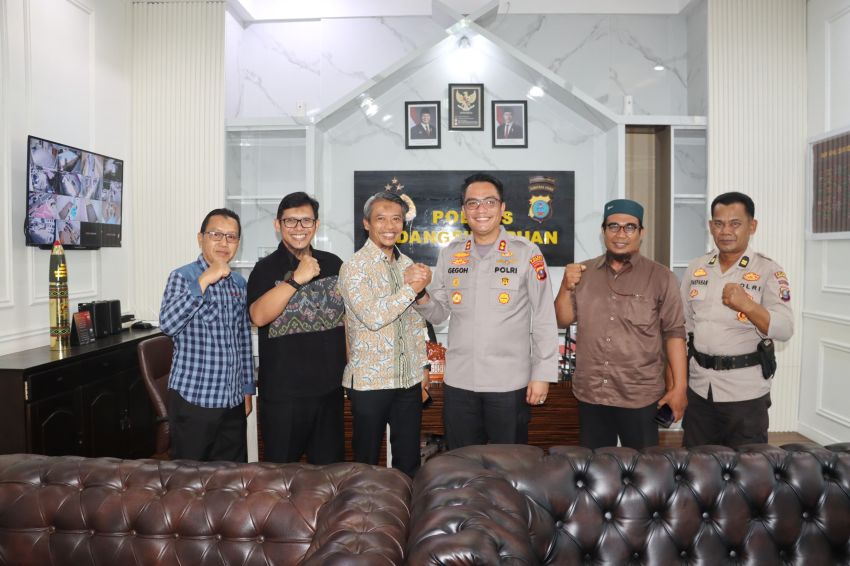 Pererat Kemitraan Dunia Usaha dan Polri, Kapolres Padangsidimpuan AKBP Noval Desky Terima Silaturahmi Pengelola Plaza ATC