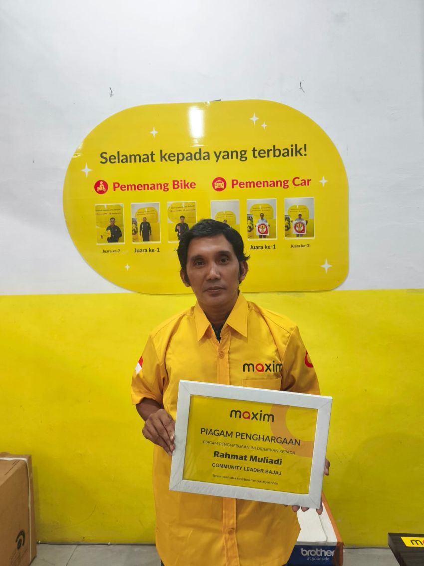 Pesan Bijak Ketua umum Serikat abang bajaj indonesia ( Serabi) Sumut Usai Terima Penghargaan Maxim Medan. Jaga Silaturahmi, Rezeki Sudah Diatur Tuhan