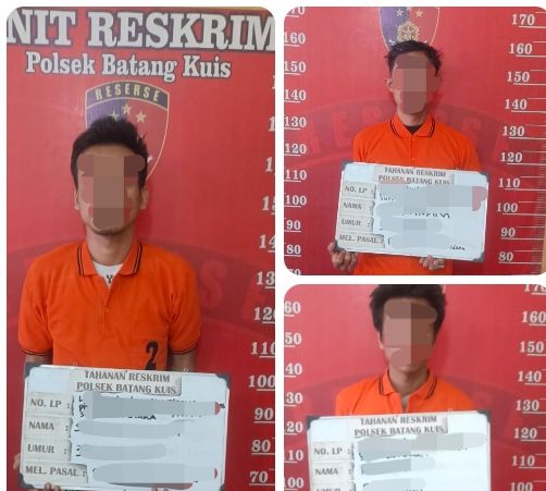 Ninja Hijau Raib dari Parkiran, Tiga Pria Diciduk Polsek Batang Kuis