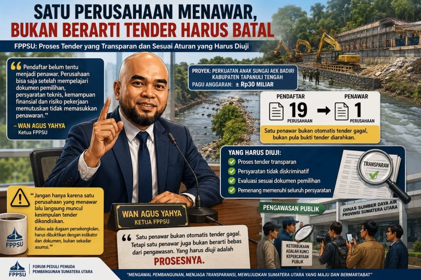 Satu Perusahaan Menawar, Bukan Berarti Tender Harus Batal
