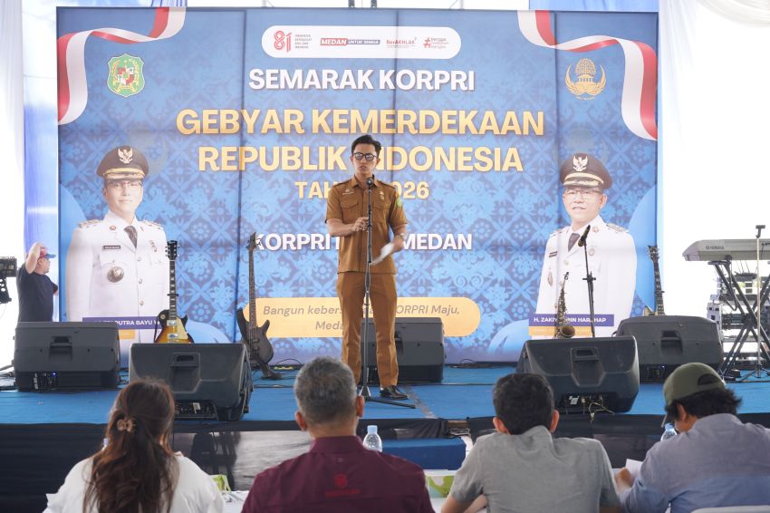 Dinas Kominfo Medan Raih Juara II Lomba Pidato POV Wali Kota Meriahkan HUT Ke-81 RI