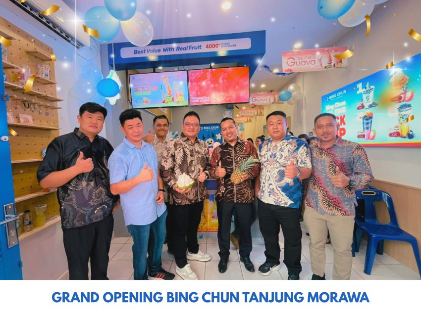 &lrm;Baru Grand Opening, Bingchun Tanjung Morawa Langsung Punya 5 Franchise Baru!  &lrm;