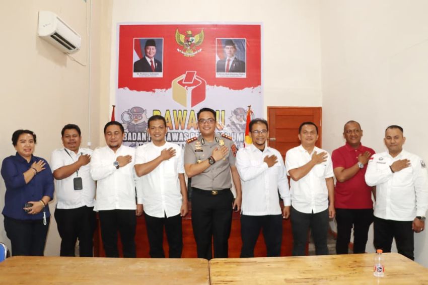 Jelang Pemilu 2027, Kapolres Padangsidimpuan AKBP Noval Desky Perkuat Sinergi Bersama Bawaslu